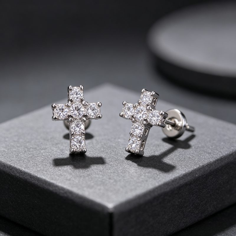 silver trendy wedding band